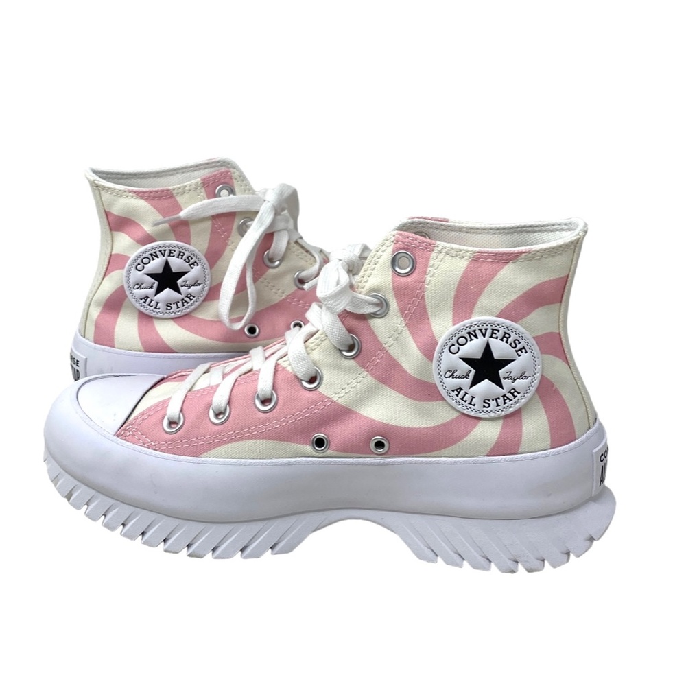 Converse Chuck Taylor Lugged 2.0 Shoes Pink Candy High Top Canvas Women A10020C - Picture 5 of 10